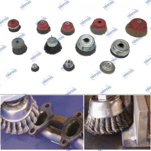 Gyártó Custom Rust eltávolító kupak huzal kefe Twist stílus eltávolítása rozsda és festék