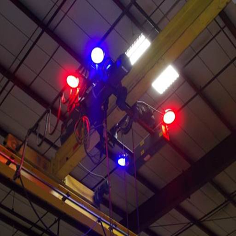 120W-os piros LED-es felső daru figyelmeztető fény