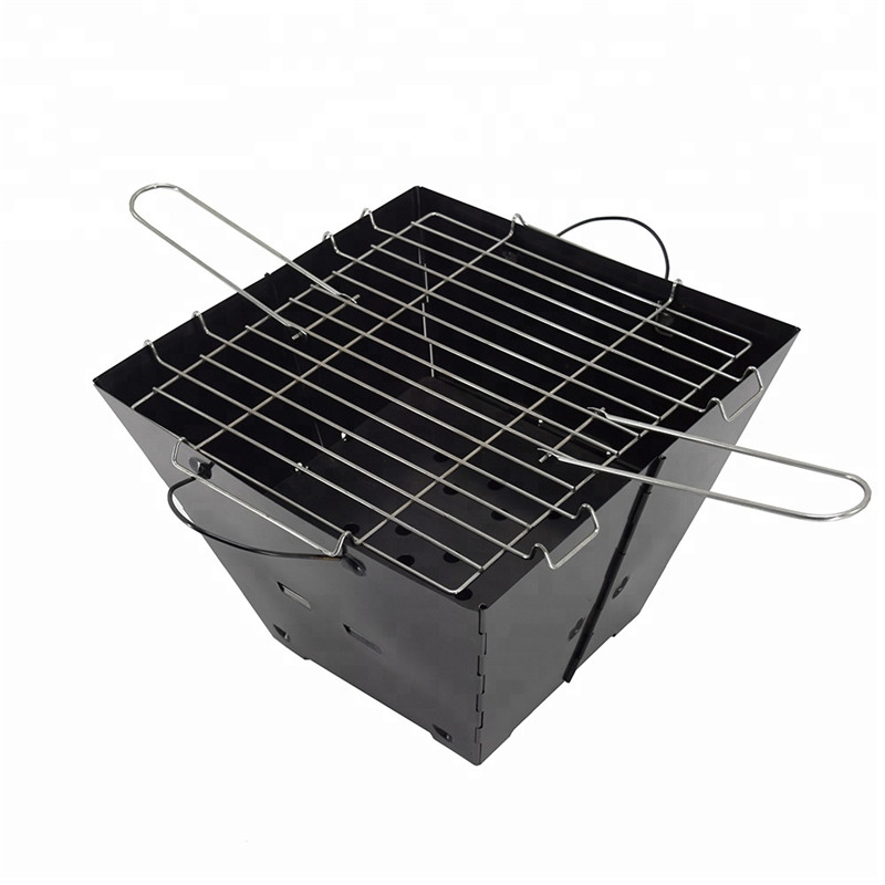 Füstmentes kempingezés hordozható bbq faszén grill