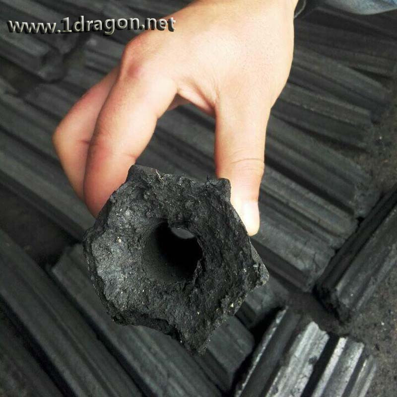 Fekete szénszálas típus és minden alakú szén brikett hatszögletű