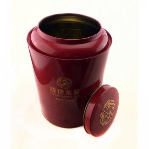 Öt darab kerek teásdoboz, légmentes fedéllel