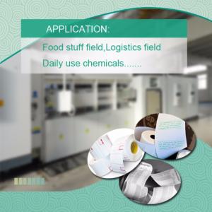 Rtm-75 nagy érzékenységű termikus BOPP szintézis papír a Zebra vonalkódhoz