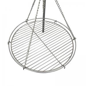 Nagyon állítható, rozsdamentes acélból készült lengőkaros grill grillező