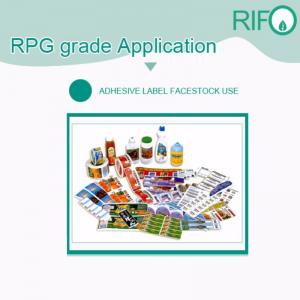 Ofszetnyomtatható, UV-nyomtatású, rugalmasan nyomtatható PP szintetikus papír a testápolási termékekhez