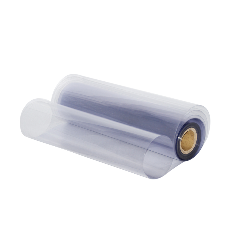 1 mm vastag, átlátszó PVC-feszítő fólia tekercs hőformázáshoz