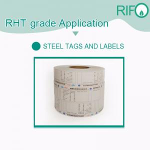 Olcsó nagykereskedelmi hőpapír tekercs, magas hőmérsékletű kisállat acél címke