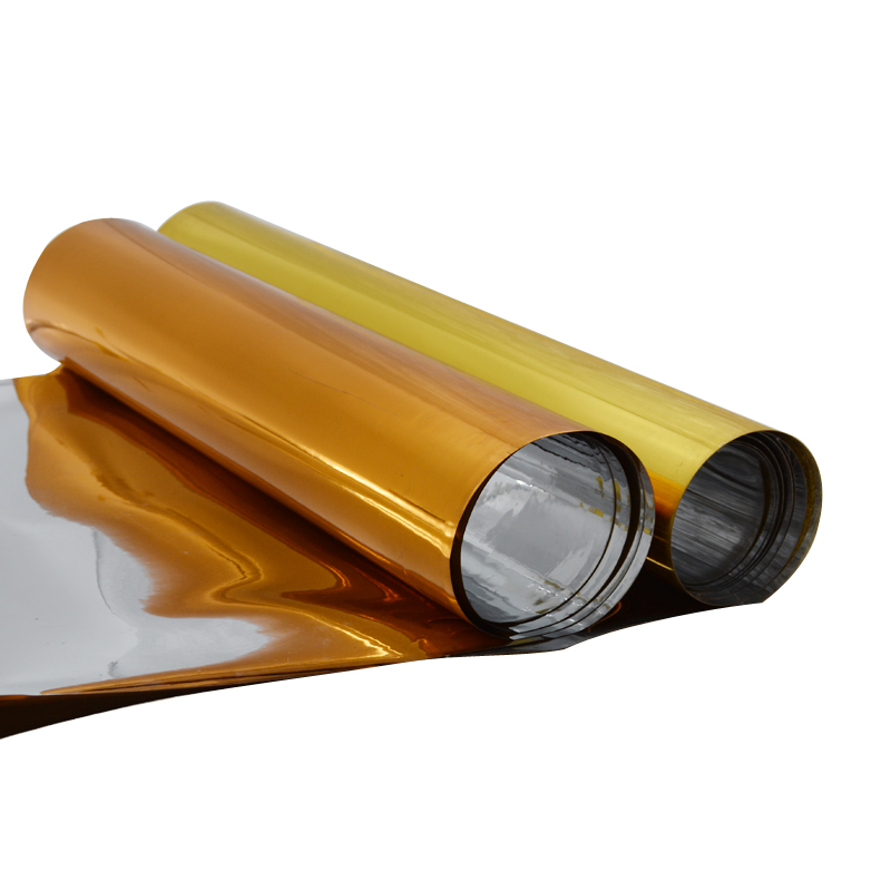 Fényes arany PVC ezüst műanyag lap 0,6 mm