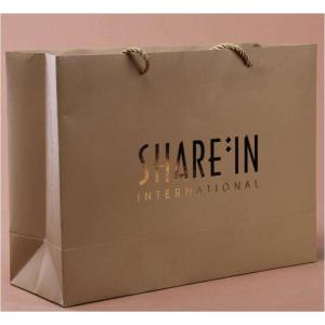 matt laminált aranyfólia művészeti papírzacskók saját logóval