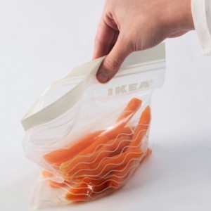 Egyedi nyomtatású zipzár zárt műanyag zacskók saját logóval