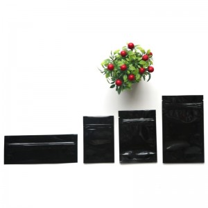 Újra lezárható laminált alumíniumfóliás élelmiszer-csomagoló tasakok