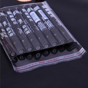 újra lezárható OPP CPP PE önálló ragasztó vízálló hermetikus tömítéssel műanyag zacskók ékszerek elektromos notebook elemek csomagolására