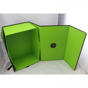 mágnes összecsukható papír ajándék csomagoló doboz szalaggal