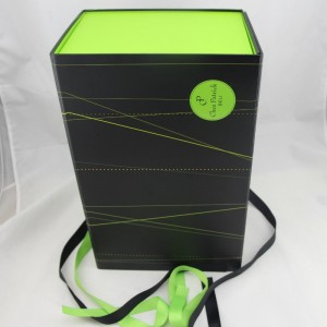 mágnes összecsukható papír ajándék csomagoló doboz szalaggal