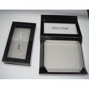 merev papír doboz PET ablakkal