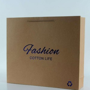 CMYK nyomtatott kézműves papírzacskókat nyomtat