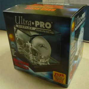 Mini sisak üveg kijelző tartó