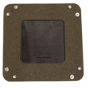 Műbőr öntapadós tálca