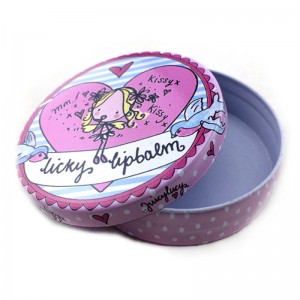 Kozmetikai csomagolás, kerek cipőfehérítő doboz