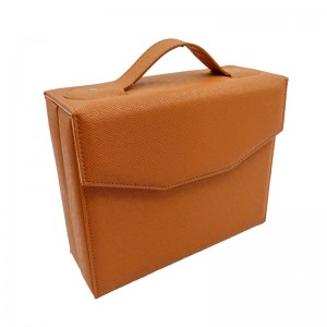 Testreszabott nyomtatott táska alakú csomagoló doboz Art papíron