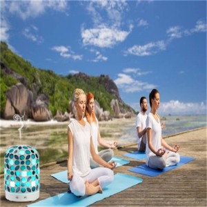 nagykereskedelmi alibaba mozaik üveg aroma illóolaj diffúzor párásító