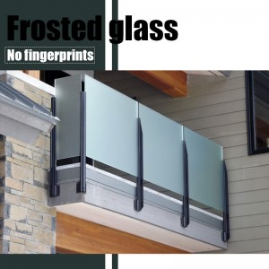 Kína gyár ára 8,76mm / 10,76mm / 12,76mm edzett laminált korlátok matt üveg