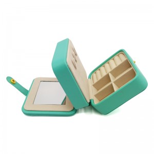 Egyedi luxus bőr ékszer ajándékdoboz az ékszer tárolására