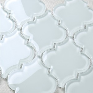 Szabálytalan lámpa alakú dekoratív vízsugaras mozaik csempe