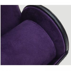 Egyszeres órás tekercs utazási tok - fekete kavicsos