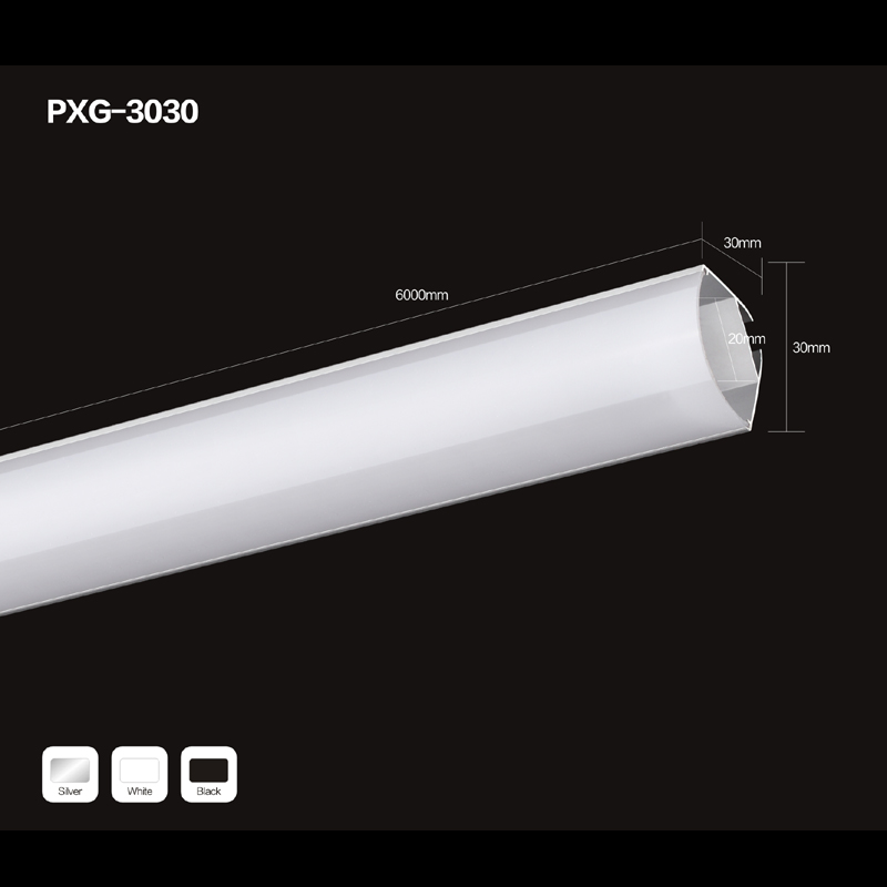 Forró értékesítési háromszög LED alumínium profil spot ablak alumínium profil fény
