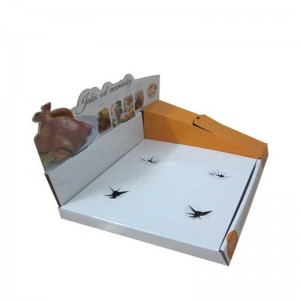 Egyedi papír kozmetikumok Display POS POP hullámpapír pult állvány a kozmetikai termékekhez