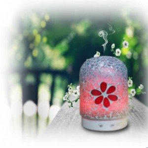 Kínai gyár legújabb mozaik üveg ultrahangos elektromos illóolaj aroma diffúzor