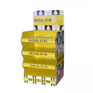 Testreszabott hullámpapír papír kijelző állvány