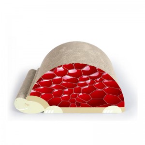 2018 Amazon Hot Sale hullámpapír macska ágy / macska karcolás játék / macska Scratcher fórum