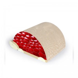 2018 Amazon Hot Sale hullámpapír macska ágy / macska karcolás játék / macska Scratcher fórum