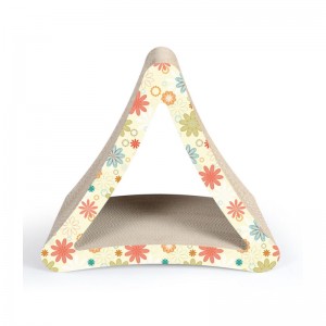 Karton újrahasznosítható hullámosított karcolódó pad karcolódásálló macska Scratcher karton