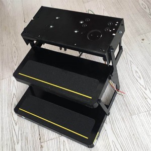 Lakóautó és autó elektromos autó rv lépés