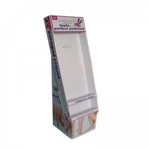 Testreszabott papíranyag kétoldalas kijelzős polc a mobiltelefon filmhez