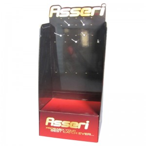 Testreszabott papíranyag kétoldalas kijelzős polc a mobiltelefon filmhez