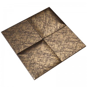 Ősi Cooper 3d backsplash fali dekoráció a szálloda