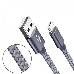 KPS-6101CB nylon USB kábel