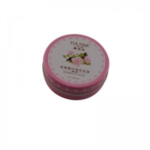 Kis, kerek, kétrészes ajakbalzsam, kozmetikai csomagolás