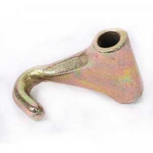 Kovácsolt ujjhegy horog sárga