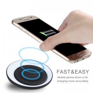 KPS-9503HC OEM innovatív tál 10W gyors qi telefon vezeték nélküli töltővel