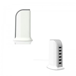 KPS-8405LC hat USB portos hálózati adapter (levehető váltakozó áramú kábellel)