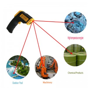 Népszerű Hot Sale termék lézer hőmérsékleti pisztoly infravörös ipari hőmérő