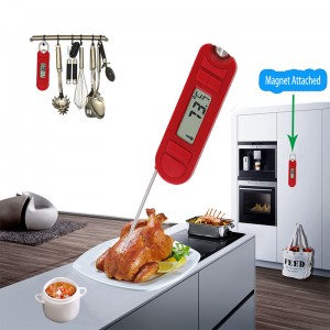 2019 Konyhai eszközök Piros digitális élelmiszer hús hőmérő Főzés BBQ Grill