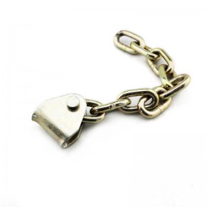 Lánc-csatlakozó Ratchet U-konzol sárga bevonattal