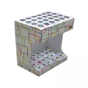 Egyedi nyomtatási kijelző állvány karton hűtőpalackokhoz