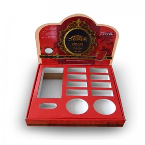 Egyedi nyomtatási kijelző állvány karton hűtőpalackokhoz