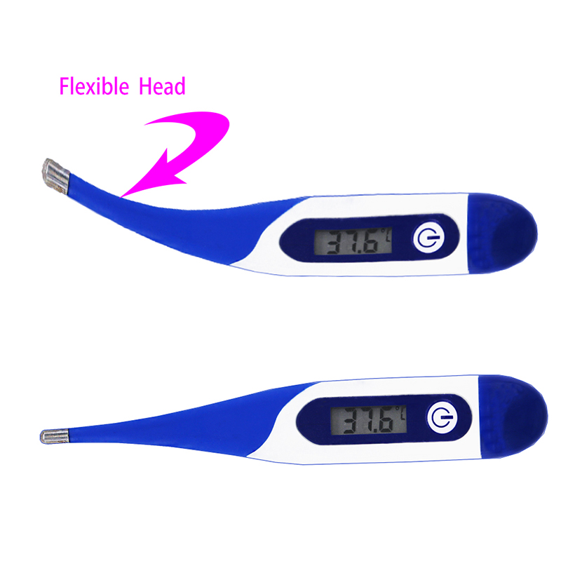 Orvosi elektronikus hőmérő szájhőmérséklet 30 másodperc Könnyű, pontos és rektális hőmérő olvasása lázjelzővel